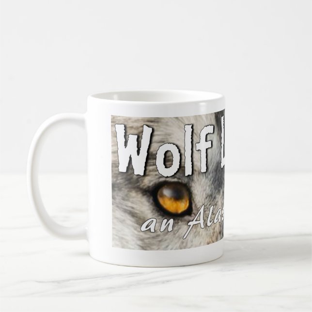 Wolf Landing Alaska Coffee Mug (Left)