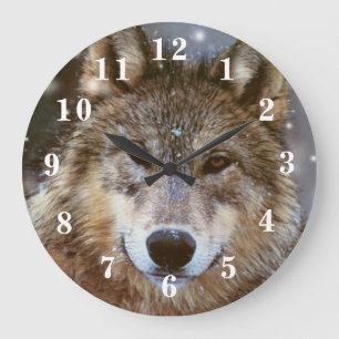 Wolf Large Clock