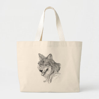 Wolf Large Tote Bag