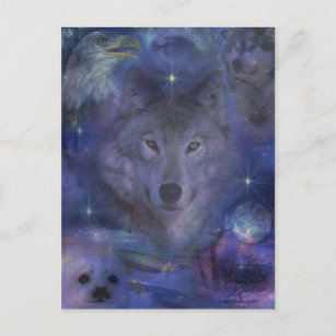 Wolf - Leader of the Pack Postcard