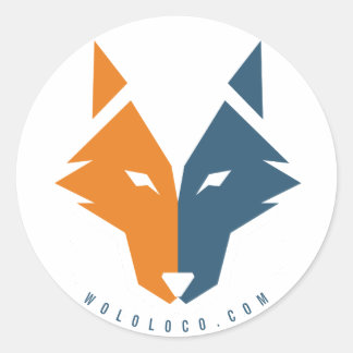 Wolf Loescher - Round Sticker