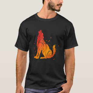 Wolf Love Wolves Tribal Tattoo Wolf Design T-Shirt