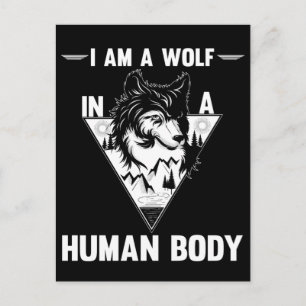 Wolf Lover Forest Animal Postcard