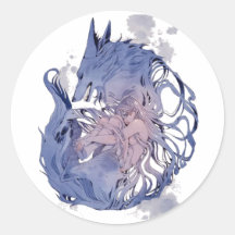 Wolf lover lady girl