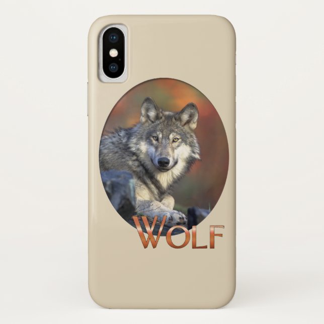 Wolf Lovers Art Case-Mate iPhone Case (Back)