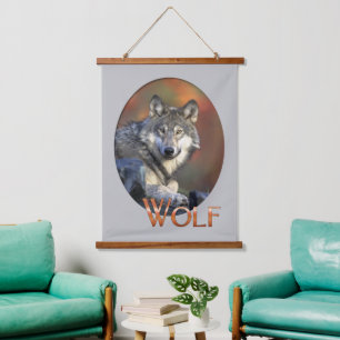 Wolf Lovers Hanging Tapestry