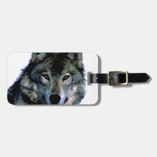 Wolf Luggage Tag