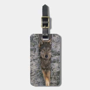 Wolf Luggage Tag