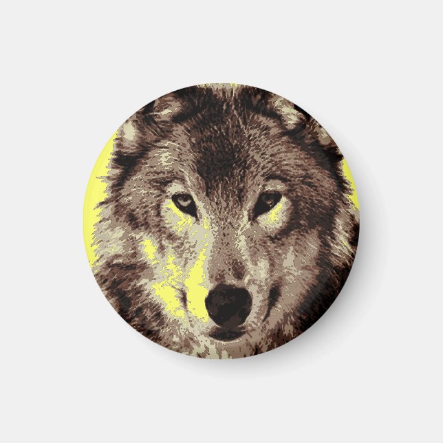 Wolf Magnet (Front)