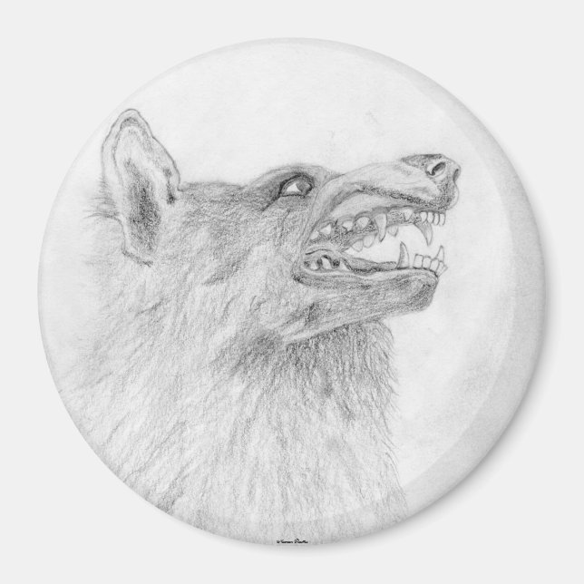 Wolf Magnet (Front)