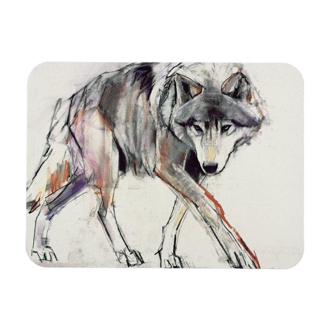 Wolf Magnet (Horizontal)