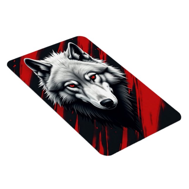 Wolf   Magnet (Right Side)