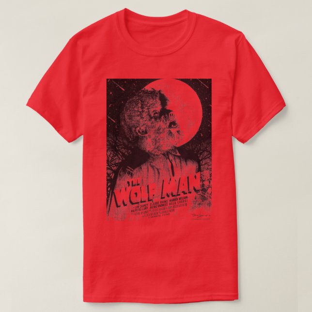 Wolf Man 2 T-Shirt (Design Front)