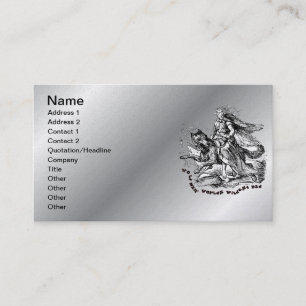 Wolf Man: Worlds Wildest Dad Business Card
