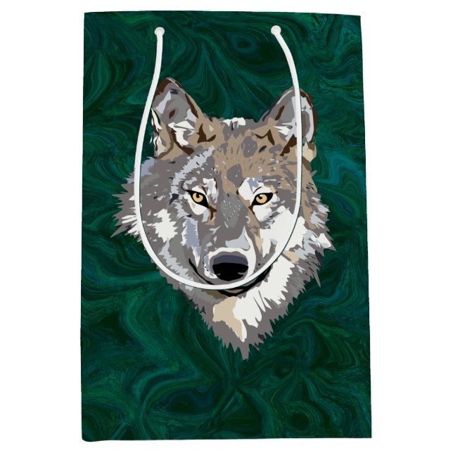 wolf medium gift bag (Front)