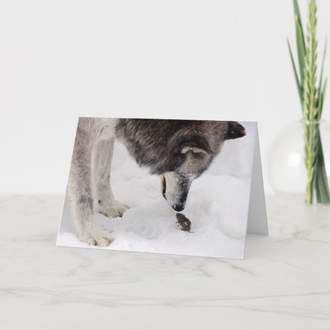 Wolf Meets Mouse Card (Front)