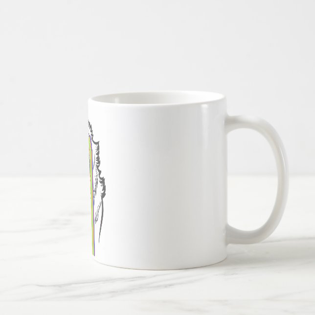 Wolf MEME Coffee Mug (Right)
