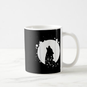 Wolf Men Silhouette Animal Motif Environmental Coffee Mug