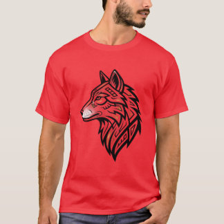 wolf minimalist T-Shirt