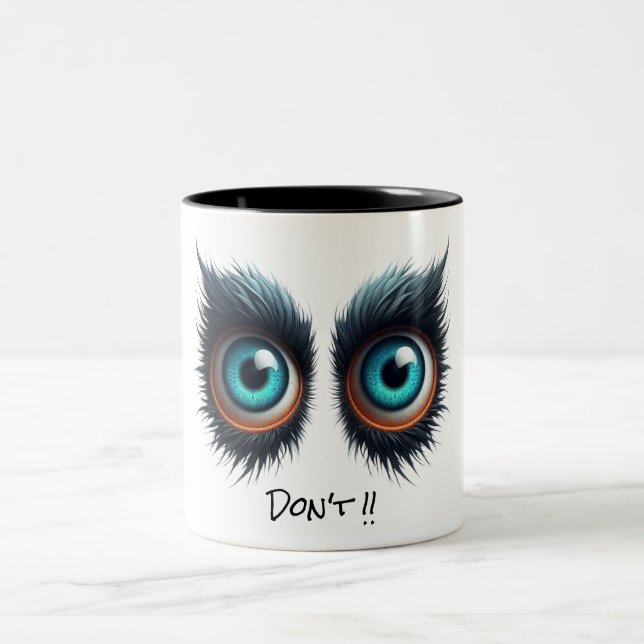 Wolf Monster Eyes – Customise Mug (Center)