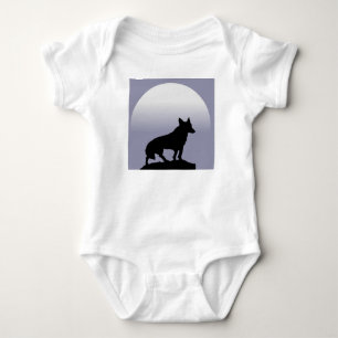 Wolf Moon Baby Bodysuit