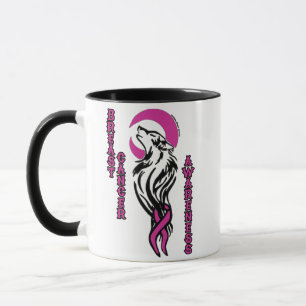 Wolf/Moon...Breast Cancer Mug