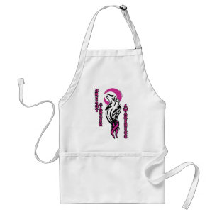 Wolf/Moon...Breast Cancer Standard Apron