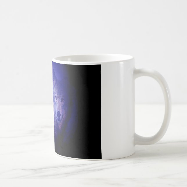 Wolf & Moon Coffee Mug (Right)