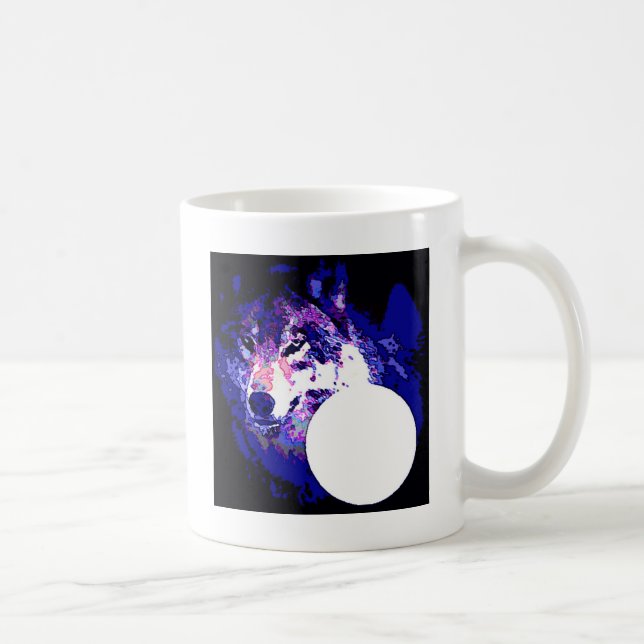 Wolf & Moon Coffee Mug (Right)