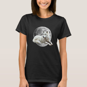 Wolf Moon Motif Pack Wild Lupus Colourful Wolves T-Shirt