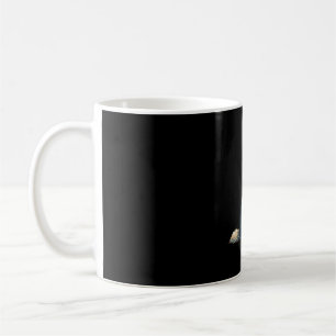 Wolf moon mountain forest silhouette wildlife art coffee mug