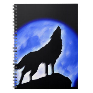 Wolf & Moon Notebook