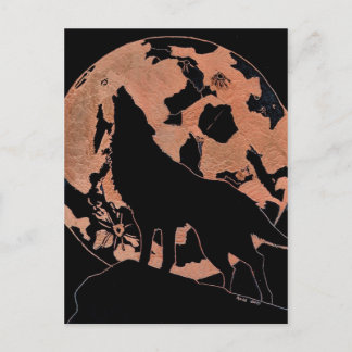 Wolf Moon Postcard