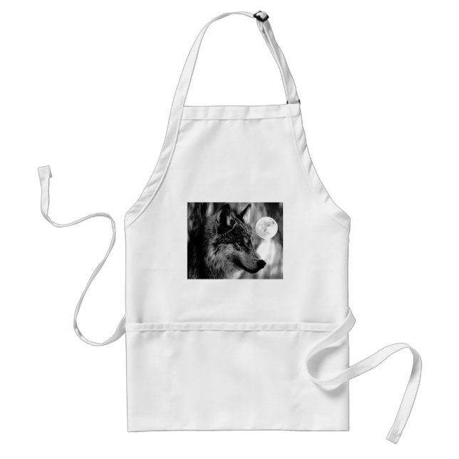 Wolf & Moon Standard Apron (Front)