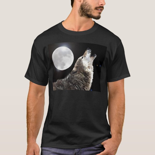 Wolf & Moon T-Shirt (Front)