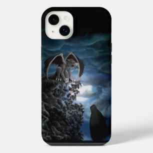 Wolf Moon - Wolf with Golem iPhone 14 Plus Case