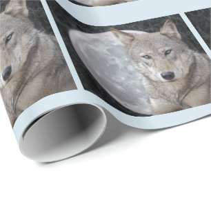 Wolf Moon Wrapping Paper