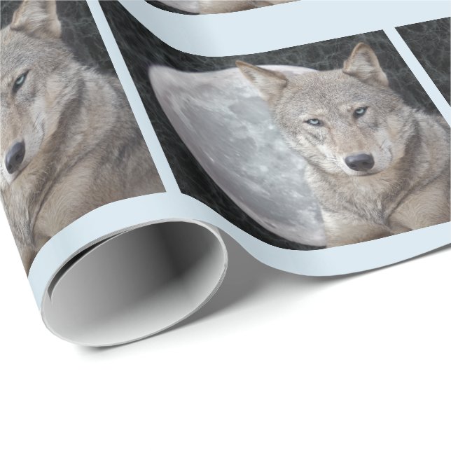 Wolf Moon Wrapping Paper (Roll Corner)