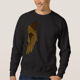 Wolf Motif Predator Face Wolfs 2 Sweatshirt