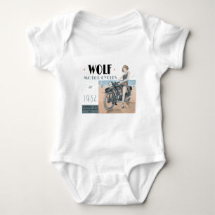 Wolf Motorcycles Baby Bodysuit