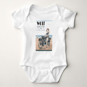 Wolf Motorcycles Baby Bodysuit