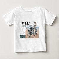 Wolf Motorcycles Baby T-Shirt