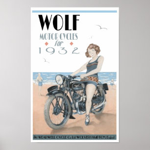 Wolf Motorcycles Poster
