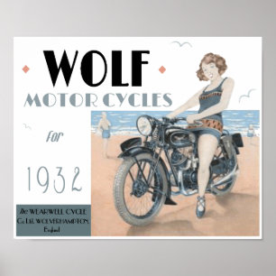 Wolf Motorcycles Poster