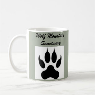 Wolf Mountain Paw Coffee Mug