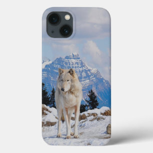Wolf & Mountain Wolf-Lover Wildlife Art iPhone 13 Case