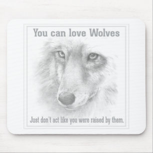 Wolf mousepad