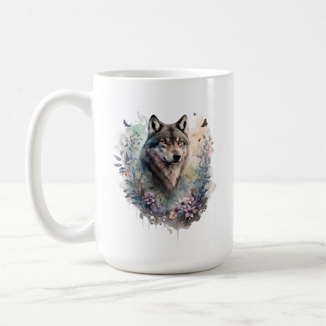 Wolf Mug (Left)
