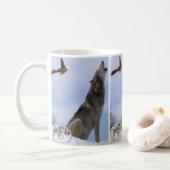 Wolf Mug (With Donut)