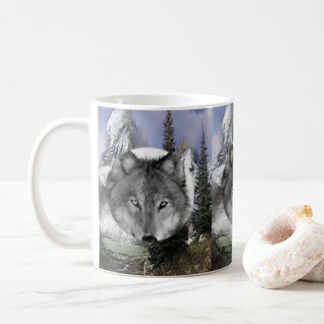 Wolf Mug (With Donut)